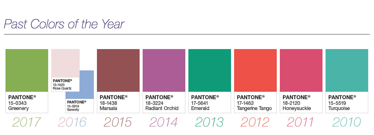 COLOR OF THE YEAR